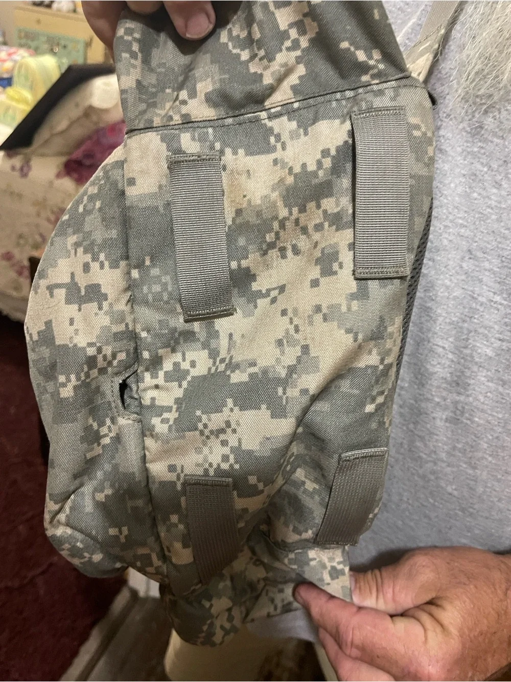 CamelBak Digital Camo Hydration Pack in Olive/Gray Linchpin Model